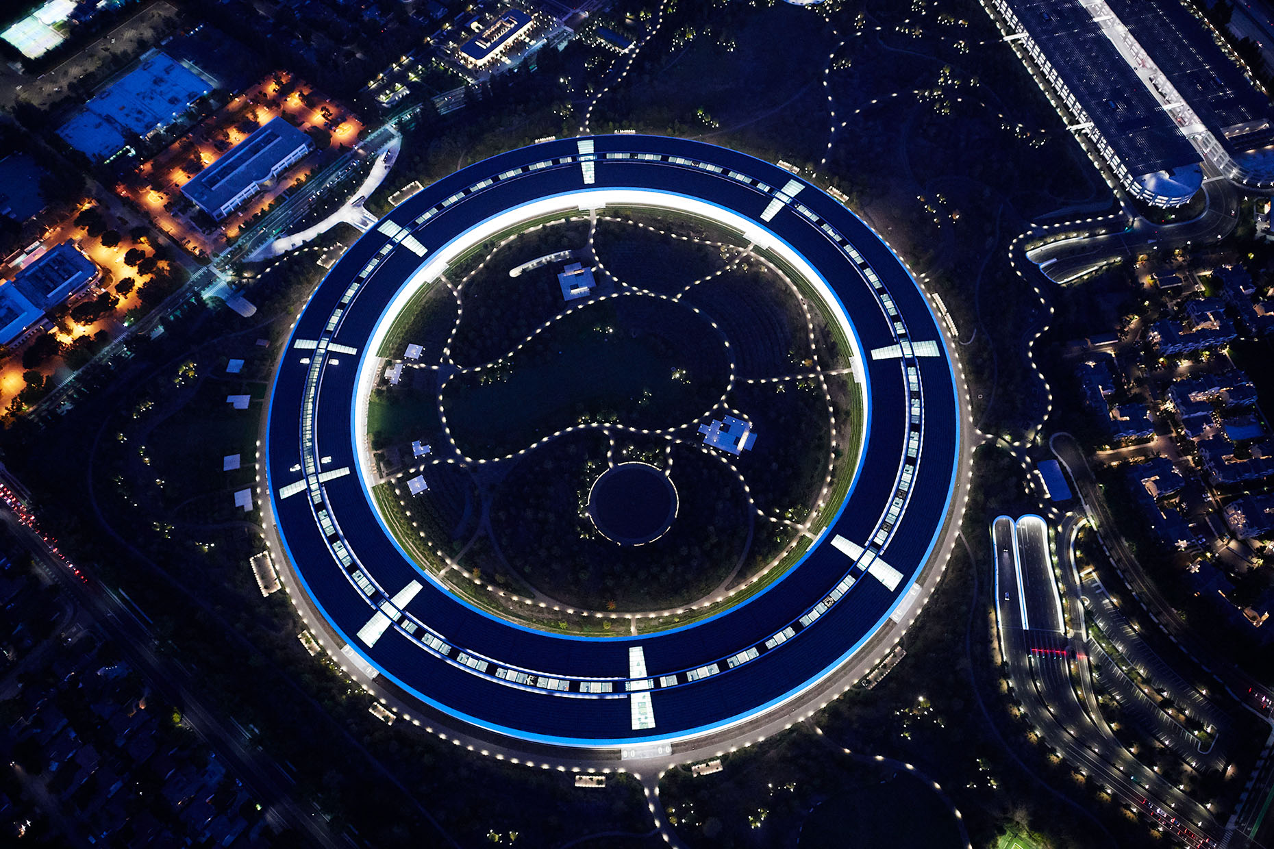 Aerial Apple Corporate Headquarters | NationalGeographic