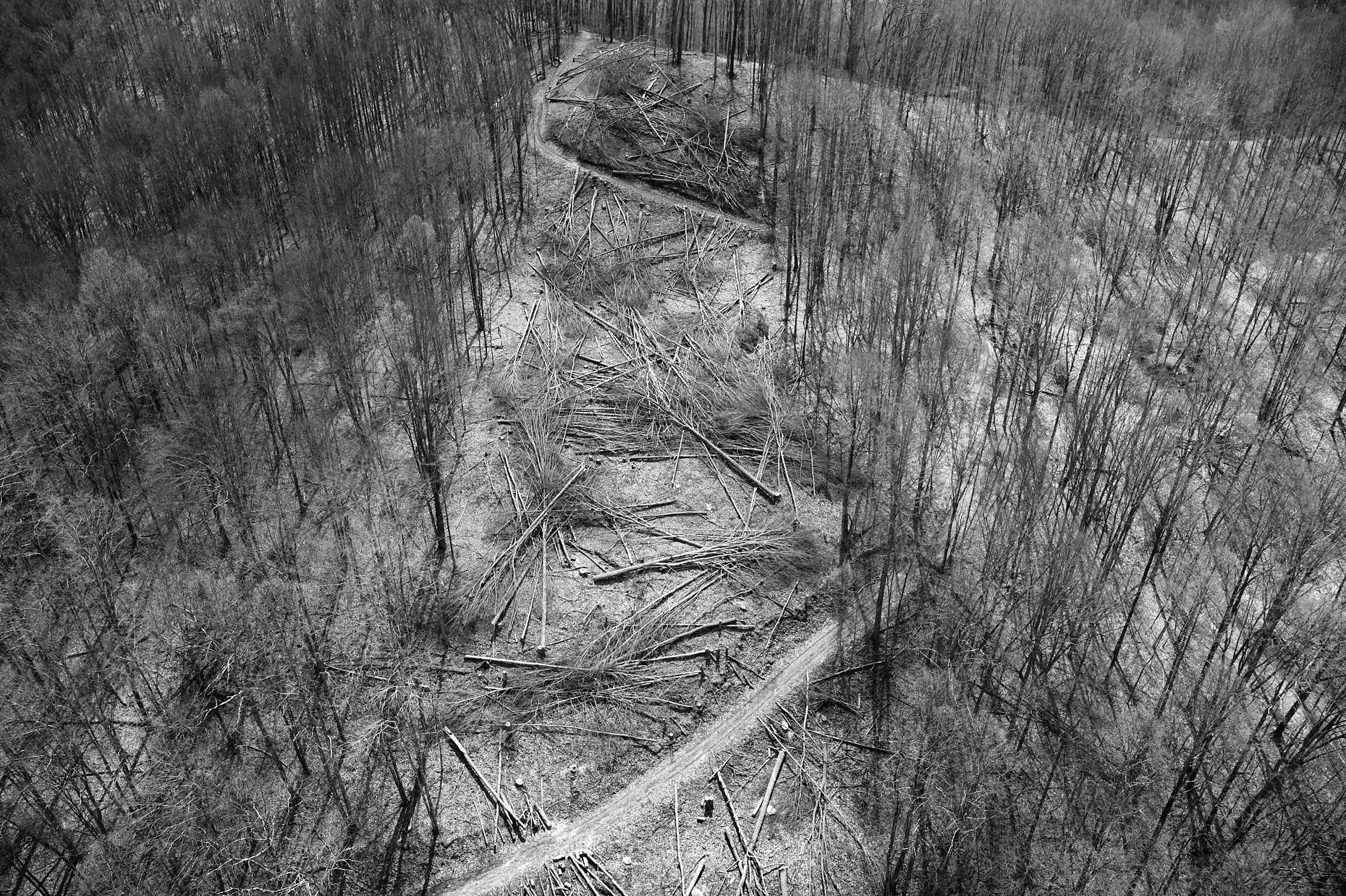 West Virginia Aerial Mountain Valley Pipeline